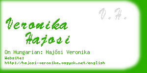 veronika hajosi business card